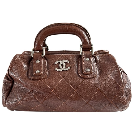 CHANEL Brown Caviar & Quilted Leather Tote bag #1382 - Picture 1 of 14